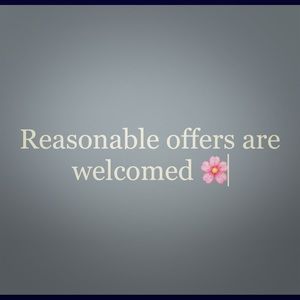 Reasonable offers are Welcomed!!!